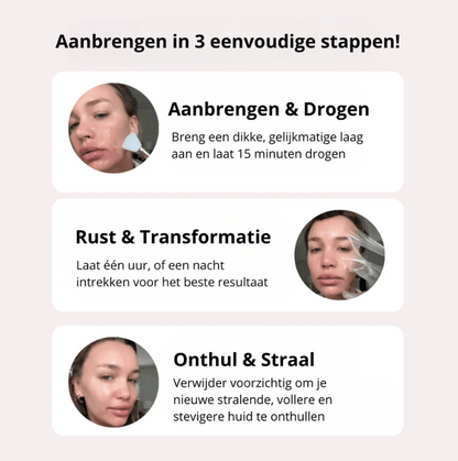 NMBDD ™ Glass Skin - Collageen Masker